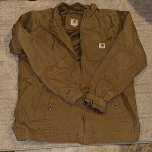 Vintage Carhartt Tan Full-Zip Jacket